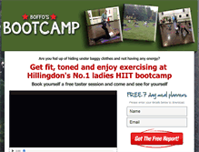 Tablet Screenshot of boffosbootcamp.com